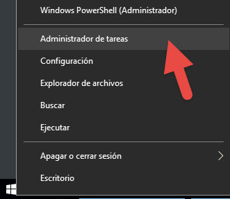 Abrir administrador de tareas Windows